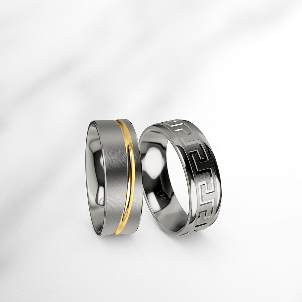 Men's Silver Titanium Ring | Titan | Newman Bands