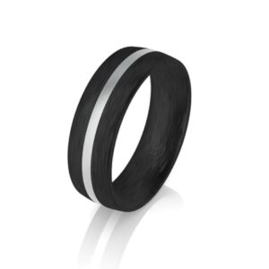 carbon fibre wedding band