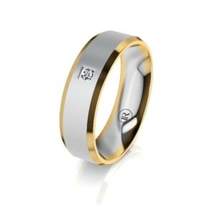 Gold wedding rings for him