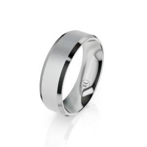 Silver wedding bands