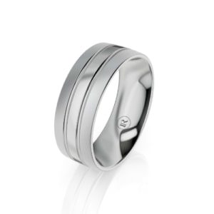 Silver wedding band