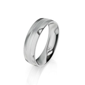 Silver wedding ring