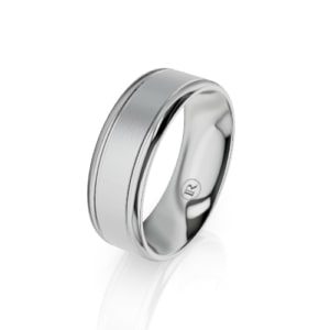 Silver wedding band