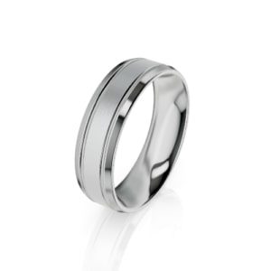 Silver wedding rings