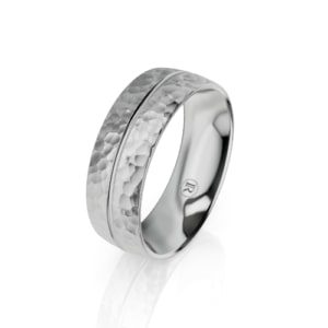 Silver wedding ring